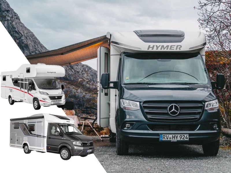Wohnmobil-Test: Was bieten diese Camper für vier Personen?
